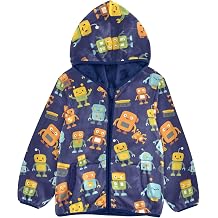 Boys Hoodie Outfit Football Lightning Zipper Sweatshirt Coat Fleece Jacket for Kids 3T-10T