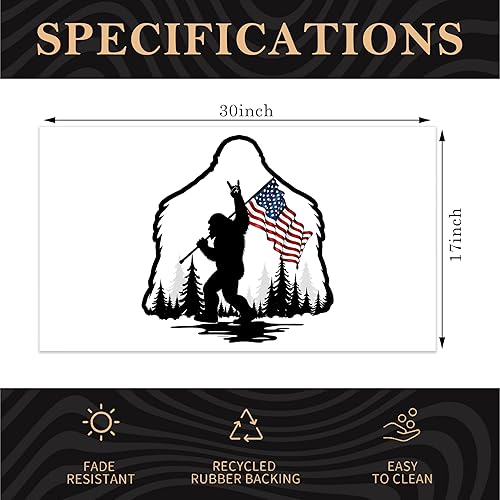 Miniatura 133 de Tapete divertido para puerta de campamento de 17 x 30 pulgadas, regalos de campamento para mujeres, alfombras de cámper para interior, alfombra