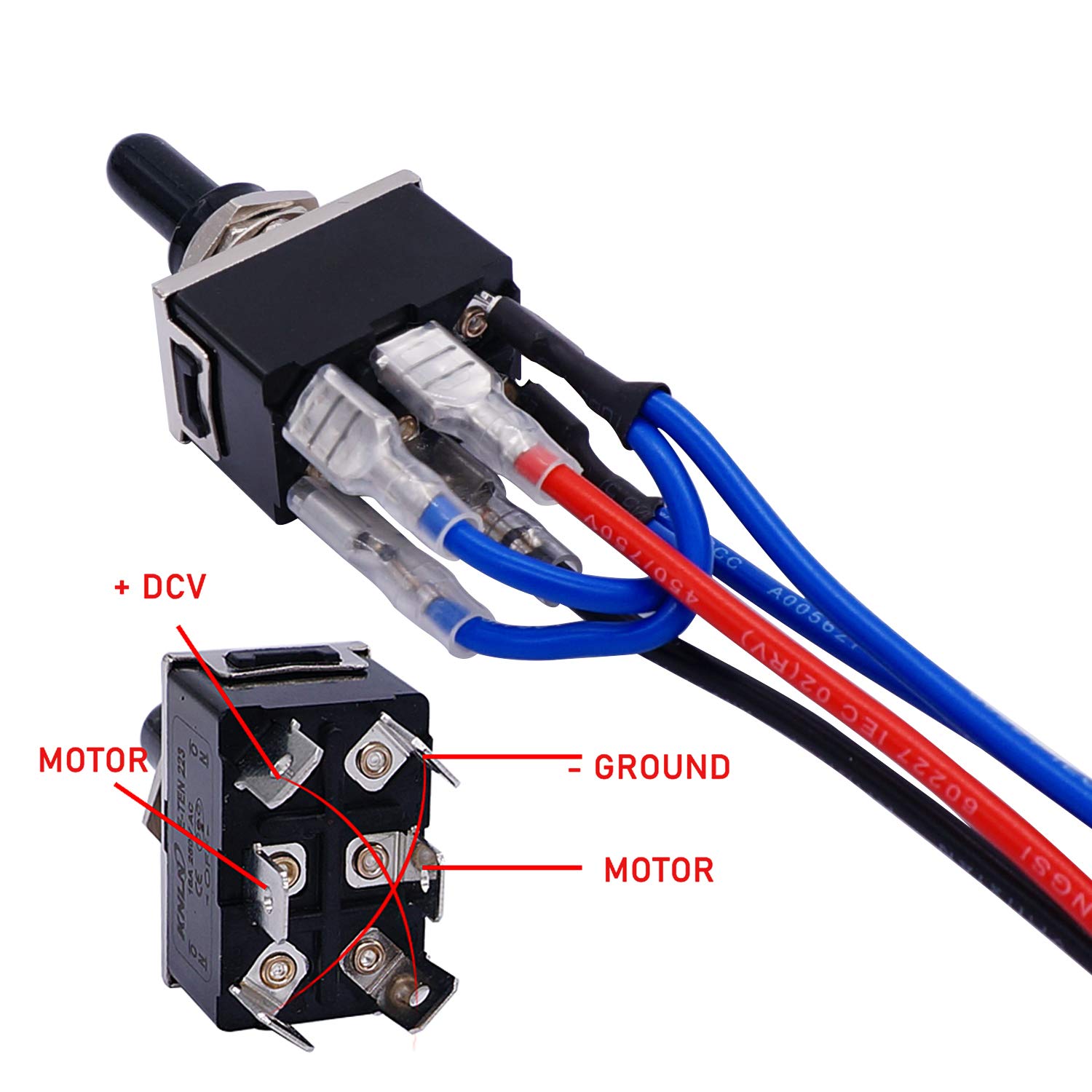 た*え様 Switch TWTADE Waterproof Momentary Reverse Polarity Switch 12V 10