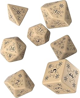 Q WORKSHOP Pathfinder Rise of Runelords Rpg Ornamented Dice Set 7 Polyhedral Pieces