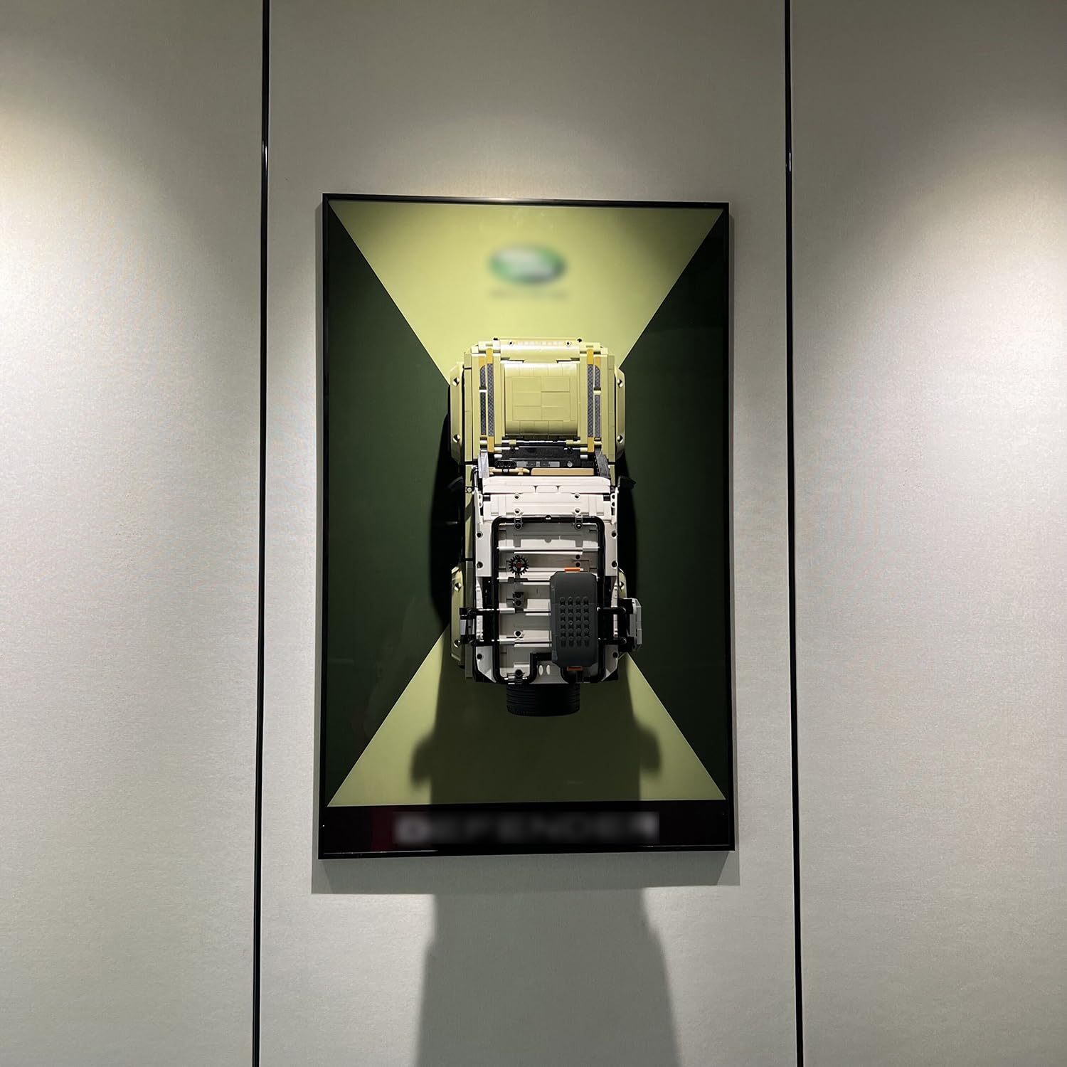Display Wallboard for LEGO Technic Land Rover Defender 42110 Building Kit, Adult Collectibles Wall Mount, Home or Office Décor (No Car Included)