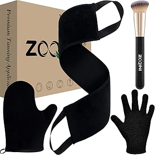 Kit de manoplas autobronceadoras, suaves y at...