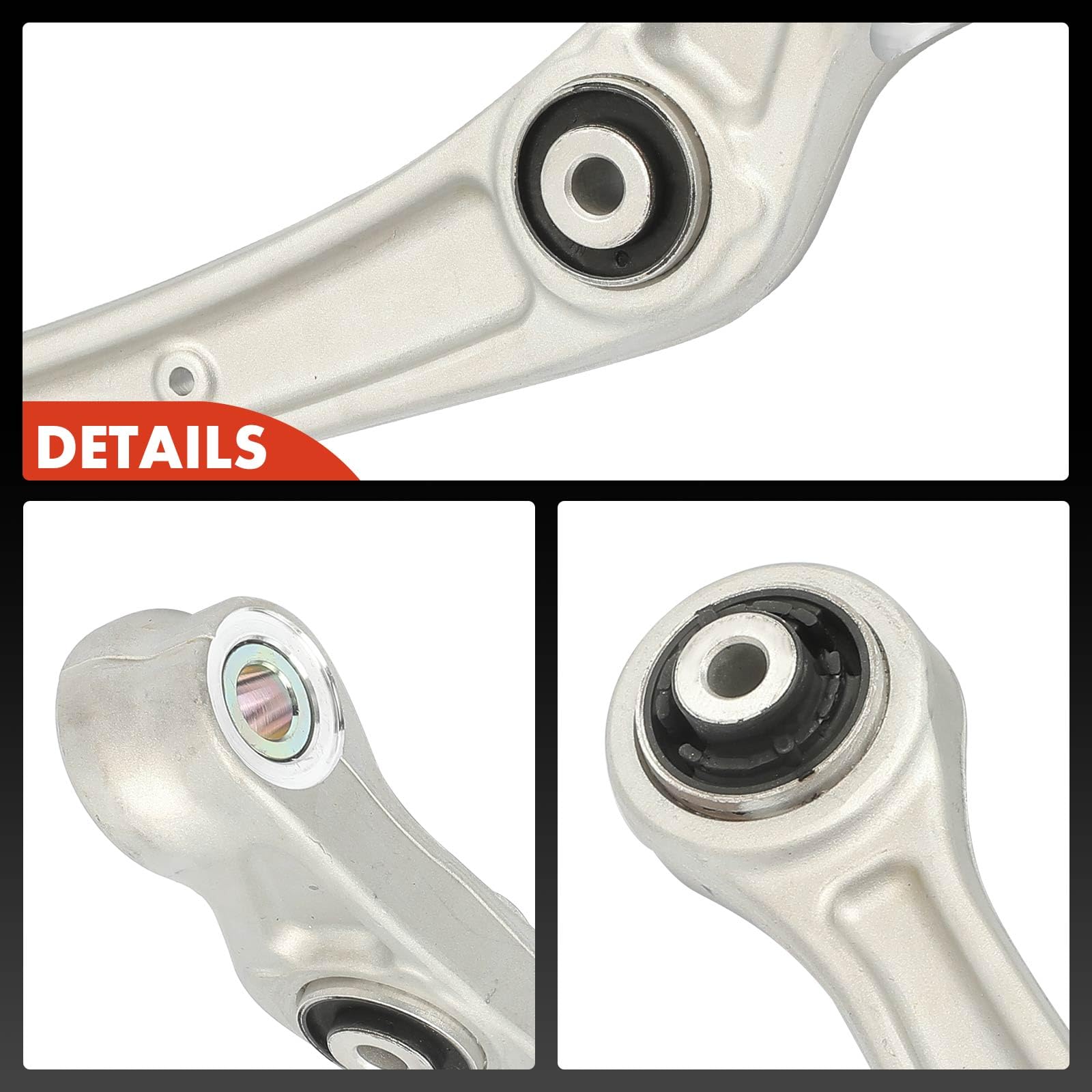 Frankberg 2x Brazo de control inferior del eje delantero 8K0407151F | Compatible con: A4 Allroad 8KH, A6 4G2 4GC, A5 Sportback 8TA, A6 Allroad 4GH 4GJ, A5 Cabriolet 8F7, A4 Avant 8K5
