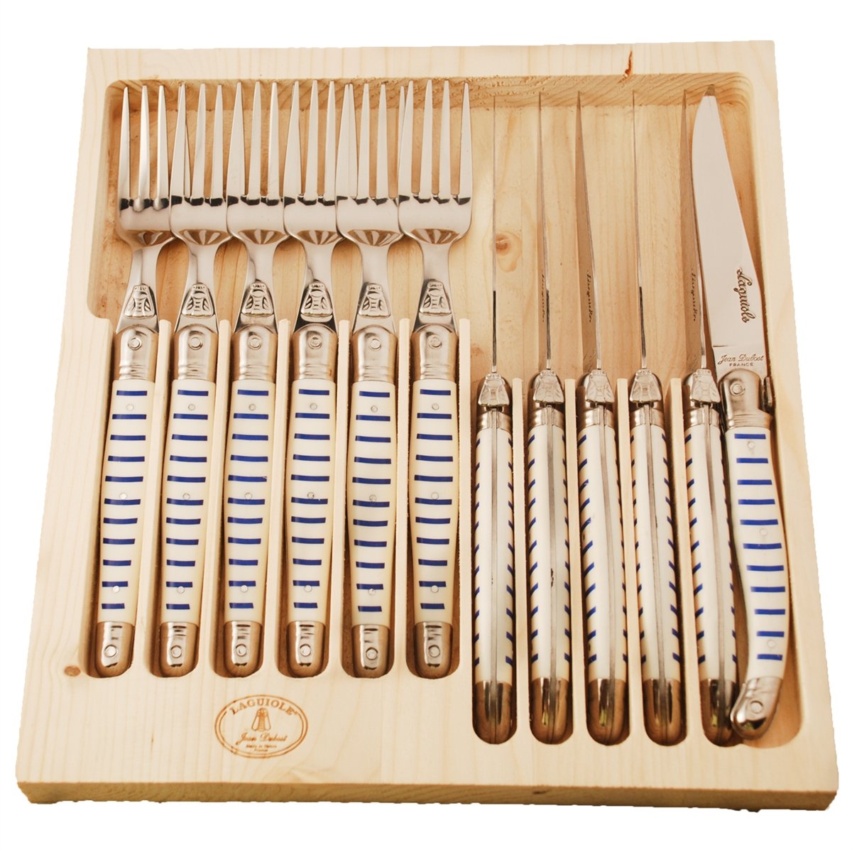 Jean Dubost12 Piece Cutlery Set, Mariniere