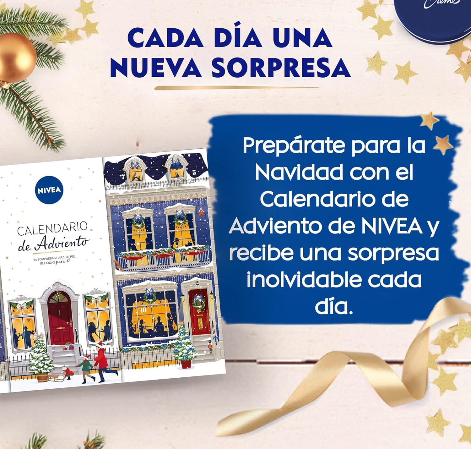 Nivea Kalendarz Adwentowy, Niebieski, 24 Elementy