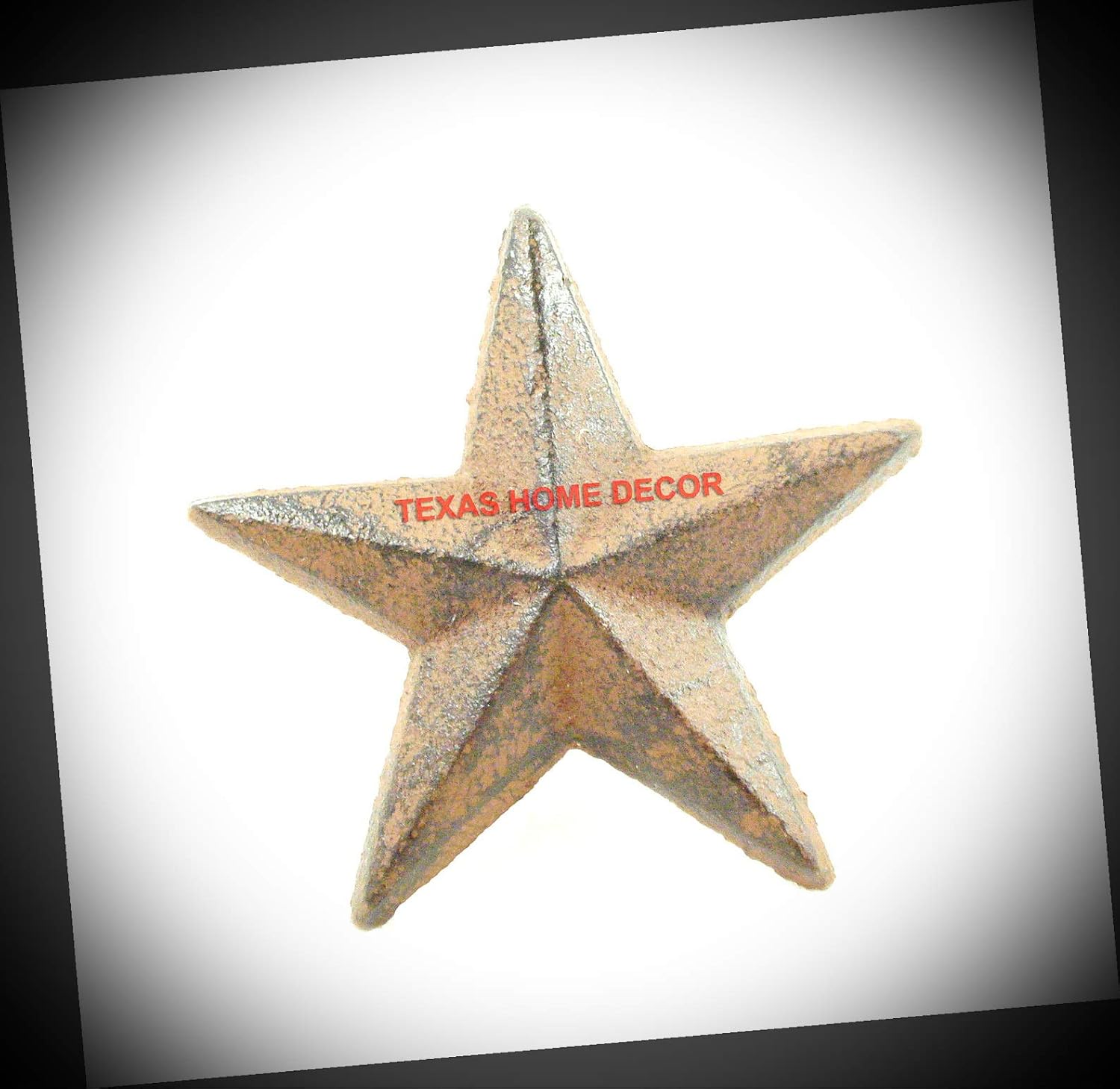 Lot of Lot 3 Cast Iron 2.5 inch Texas Star Nails Tacks Rustic Finish Western 1 in Nail Decor #TX-0072HDe Warranity by PrMch