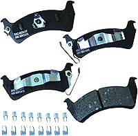 Vista 44 de Pastillas de freno traseras cerámicas Bendix Premium SBC1337 para Cadillac CTS 2014-2008, SRX 2016-2010, Chevrolet Camaro 2015-2010, Saab 9-4X 2011