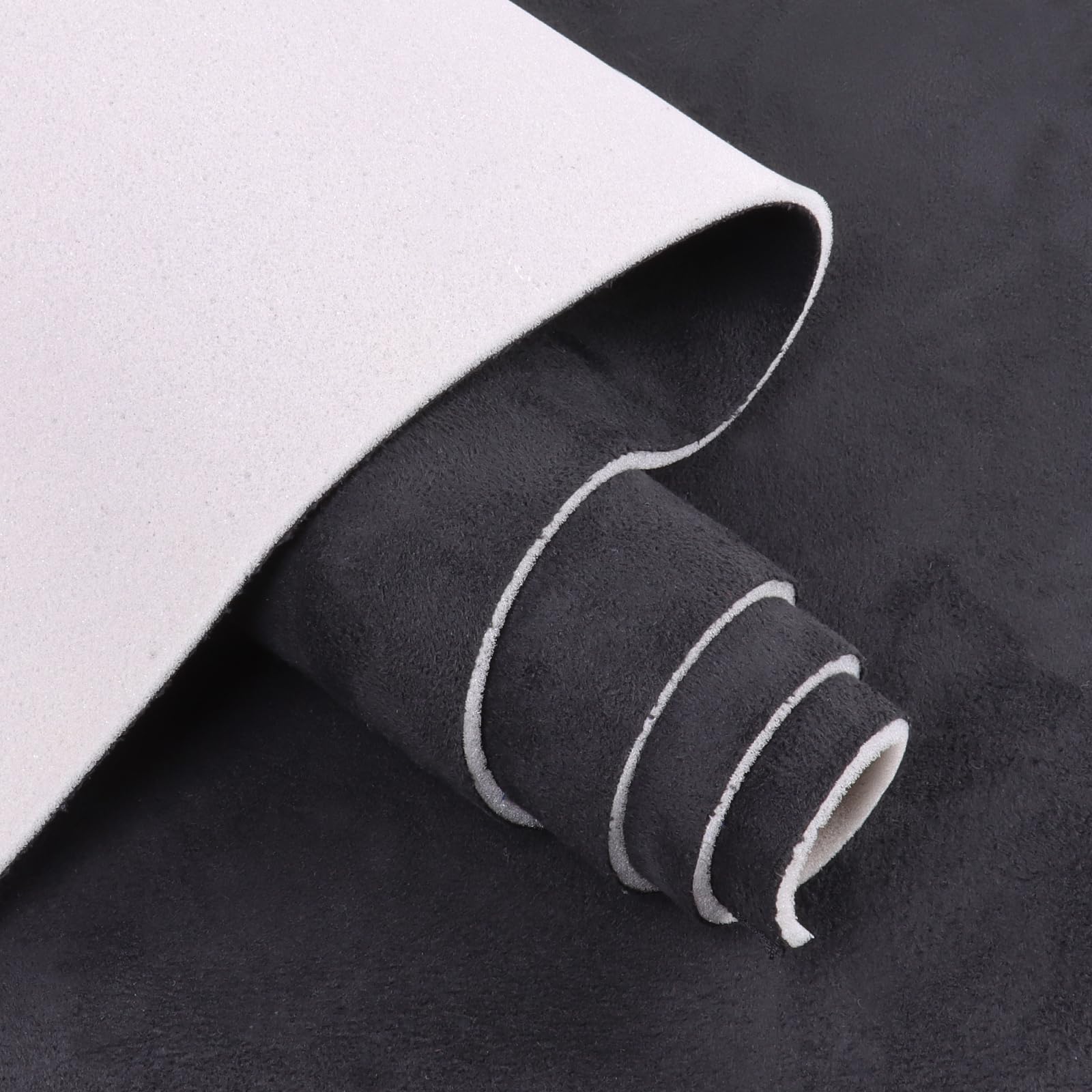 GoldWheel Suede Headliner Fabric 60" Wide by 55" with Foam Backing Car Roof Upholstery Fabric Auto Interior Repair Headliner Material for All Vehicles