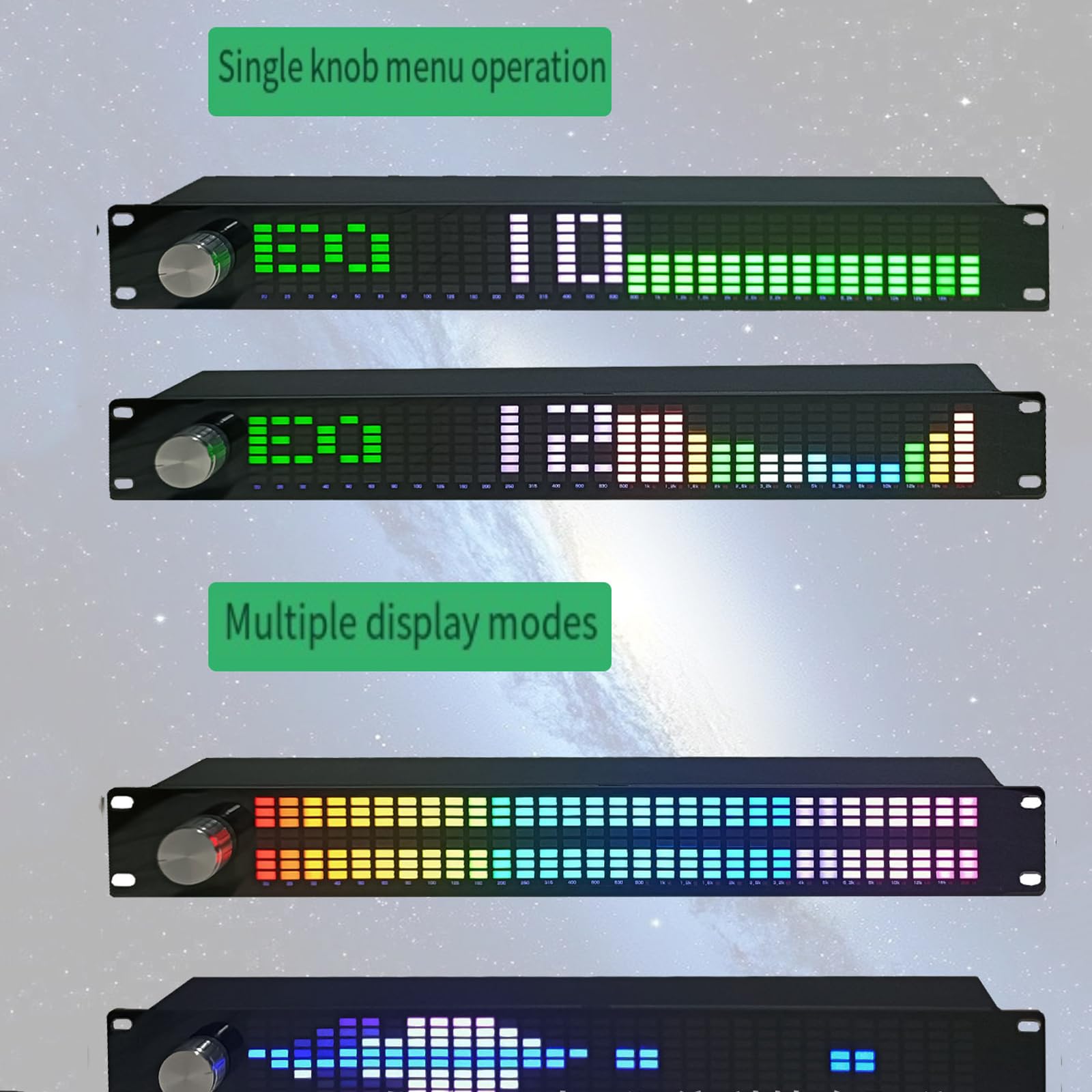 Equalizzatore Digitale Stereo Professionale Doppia 15 Bande | Per Audio Domestico E Palco EQ-215