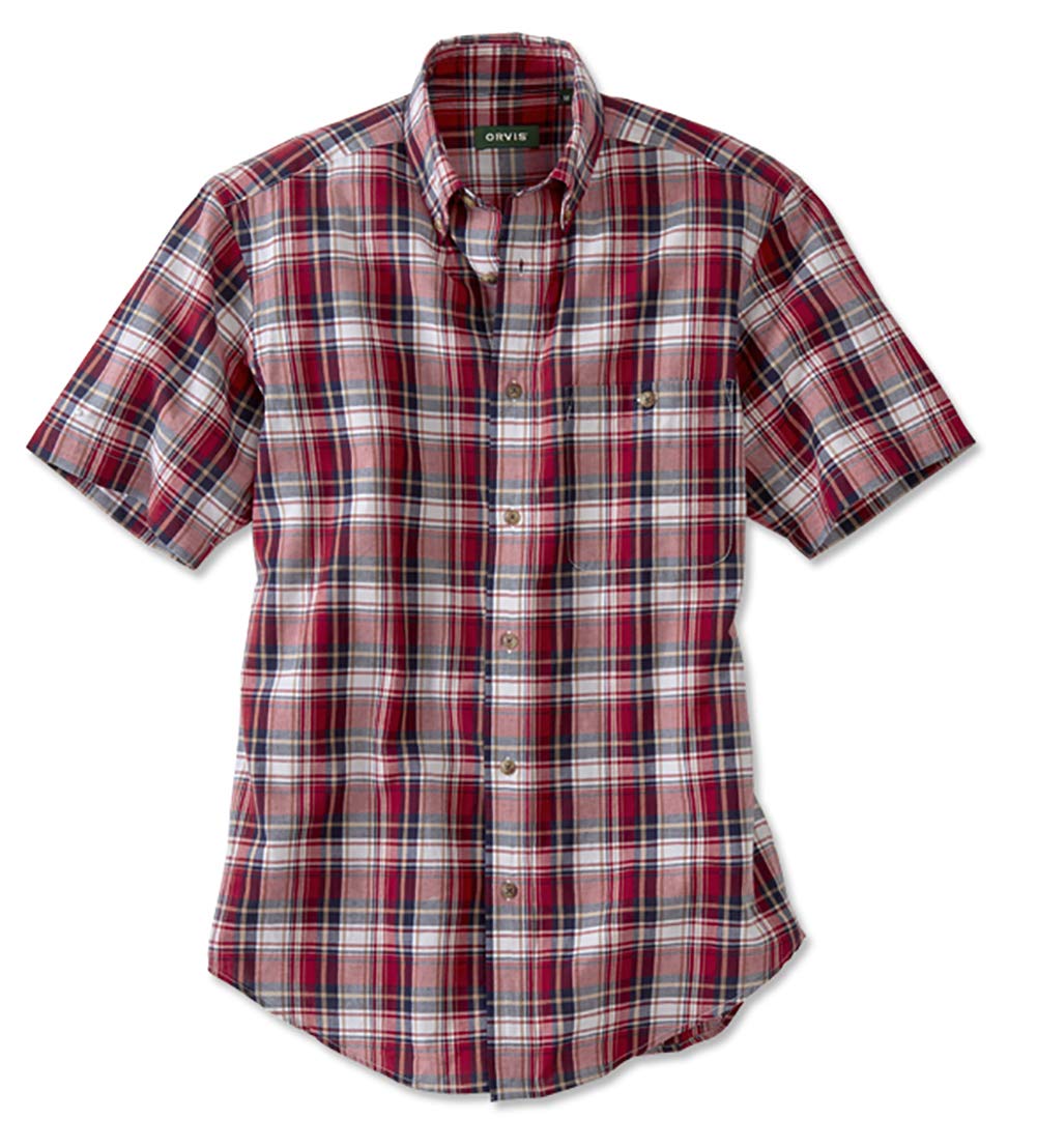 Men's Signature Madras Short-Sleeved Shirt