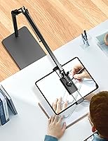 Vista 7 de Tablet Floor Stand with 4.2LB Base,Overhead Bed Phone Stand Angle Height Adjustable Tablet Holder Bed,Phone Stand for iPad/iPhoneX/iPad Pro Air