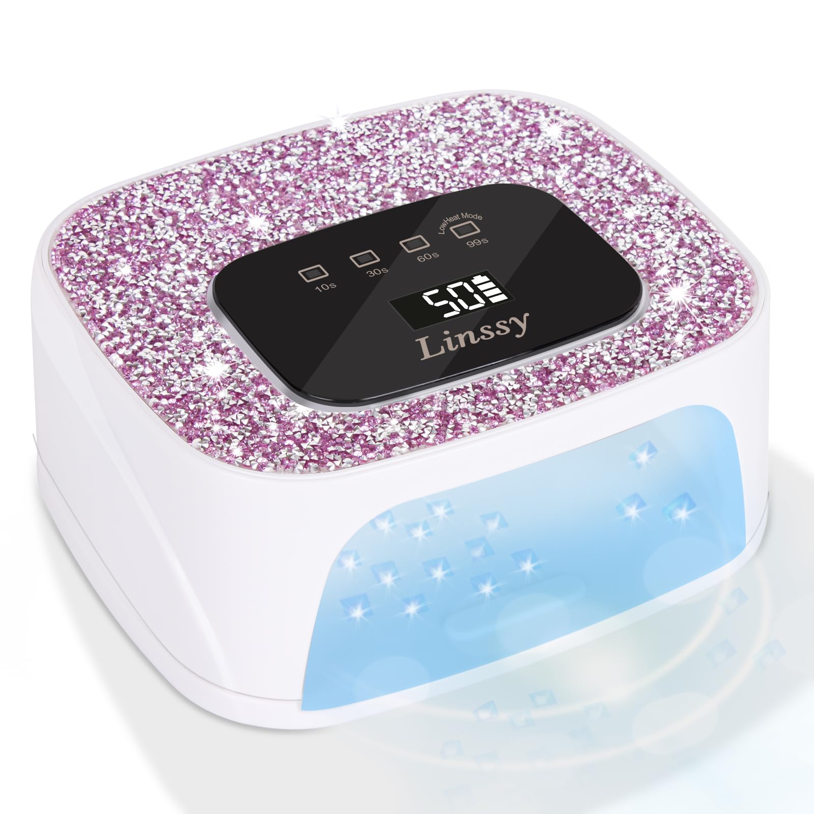 Amazon.com: Linssy Rechargeable UV/LED Nail Lamp with Auto Sensor