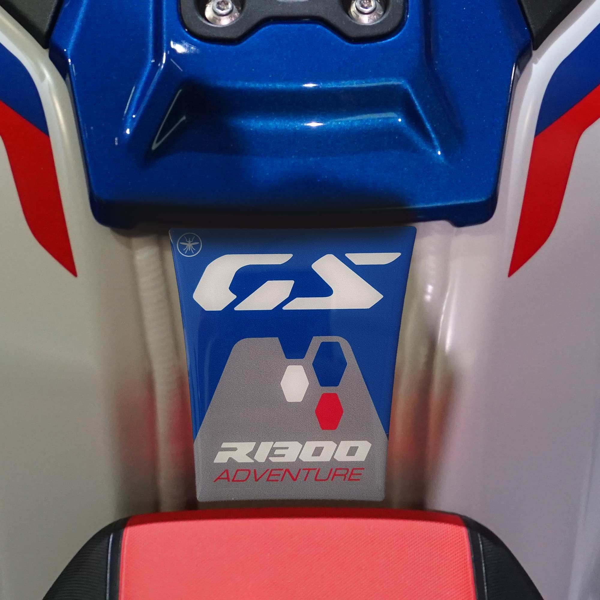 labelbike - Low Sticker Resin Tank Pad 3D Protection and Decoration of Motorcycle Tank compatible with BMW R 1300 GS Adventure - Blue