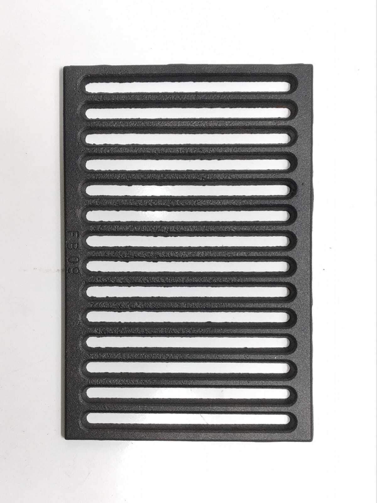 Gusseisen-Rost Für Kamin & Ofen – 20x30 Cm, Modell P, Zum Asche Auffangen & Bessere Luftzirkulation