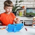 7 Inch Android 12 Comprimé pour enfants avec couverture de protection 32GB + 4GB WiFi Bluetooth Double caméra Jeux éducatifs Contrôle parental Logiciel pour enfants.