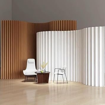 Partition, Paper Screen, Room Divider, Office, Privacy Screen, Foldable, Paper Partition, Paper Wall, Room Divider, Beauty Salon, Divider, Live Background Wall, Portable, No Assembly Required, Office