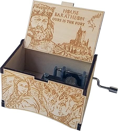 Vista 14 de TheLaser'sEdge, Caja de música de Juego de Tronos con el tema principal del título - House Lannister Casa Lannister