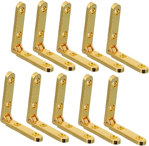 Miniatura 10 de Bisagra de caja de madera de 90 Uds. Bisagras de aleación de zinc Bisagras decorativas para el pecho Bisagras de caja de joyería Bisagras de 90
