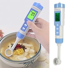 Venda Louca Medidor de salinidade para alimentos, medidor de salinidade IP67 para aquário de água salgada, medição de concentração de sal para aquicultura de água doce e alimentos líquidos da Present