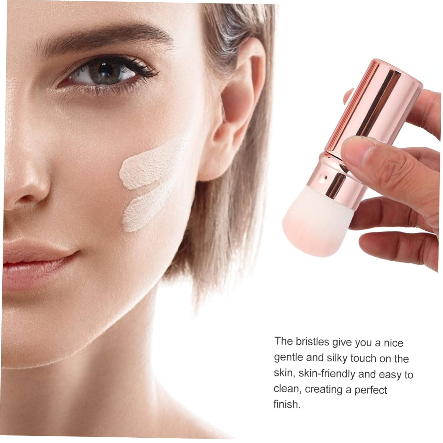 Mipcase Foundation Blush Brush Blush Powder Brush Makeup Beauty Portable Makeup