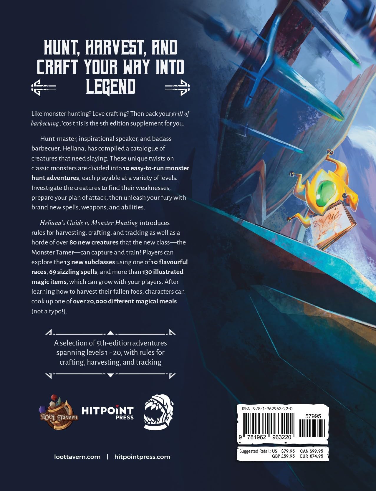 Loot Tavern Heliana's Guide to Monster Hunting Core Hardcover-Buch