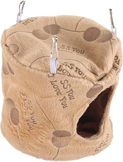 WOONEKY Suprimentos Para Hamster Cama De Hamster Confortável Ninho De Hamster Cama De Hamster Quente Pendurado Cama De Rede Fornecimento De Guiné Rede De Hamster Quente Fornecimento Para