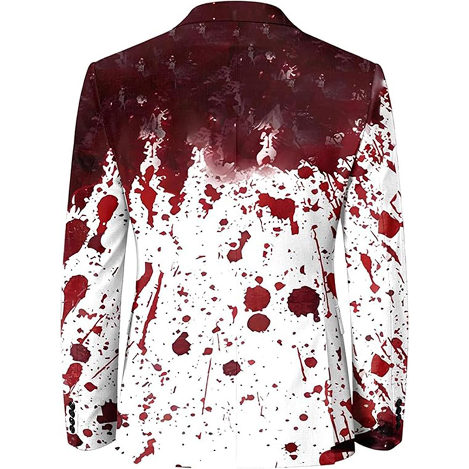 Abrigo informal de hombre con estampado divertido de Halloween