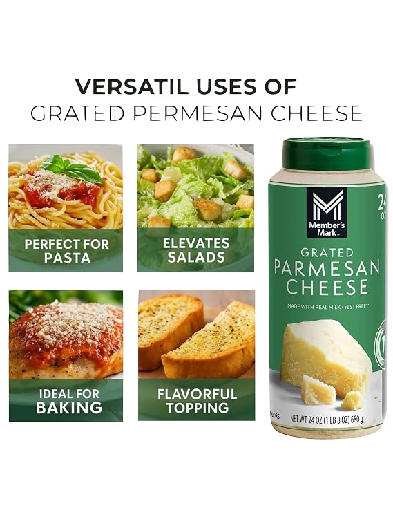 Grated Parmesan Cheese, 24 Ounce (1 Pack)
