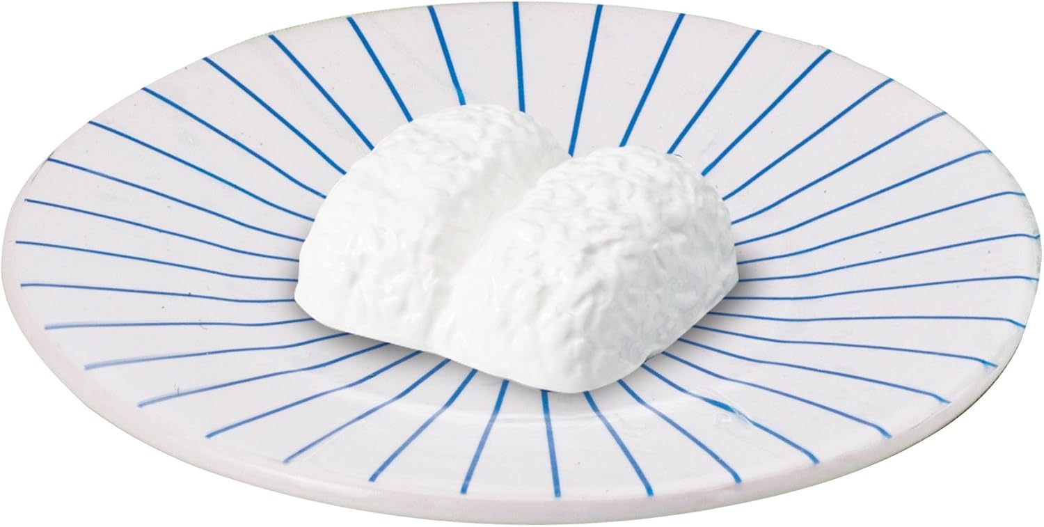 サンアート Sunart SAN2147 Funny Tableware, Silver Sushi Crunchy Dish, Medium Plate, White