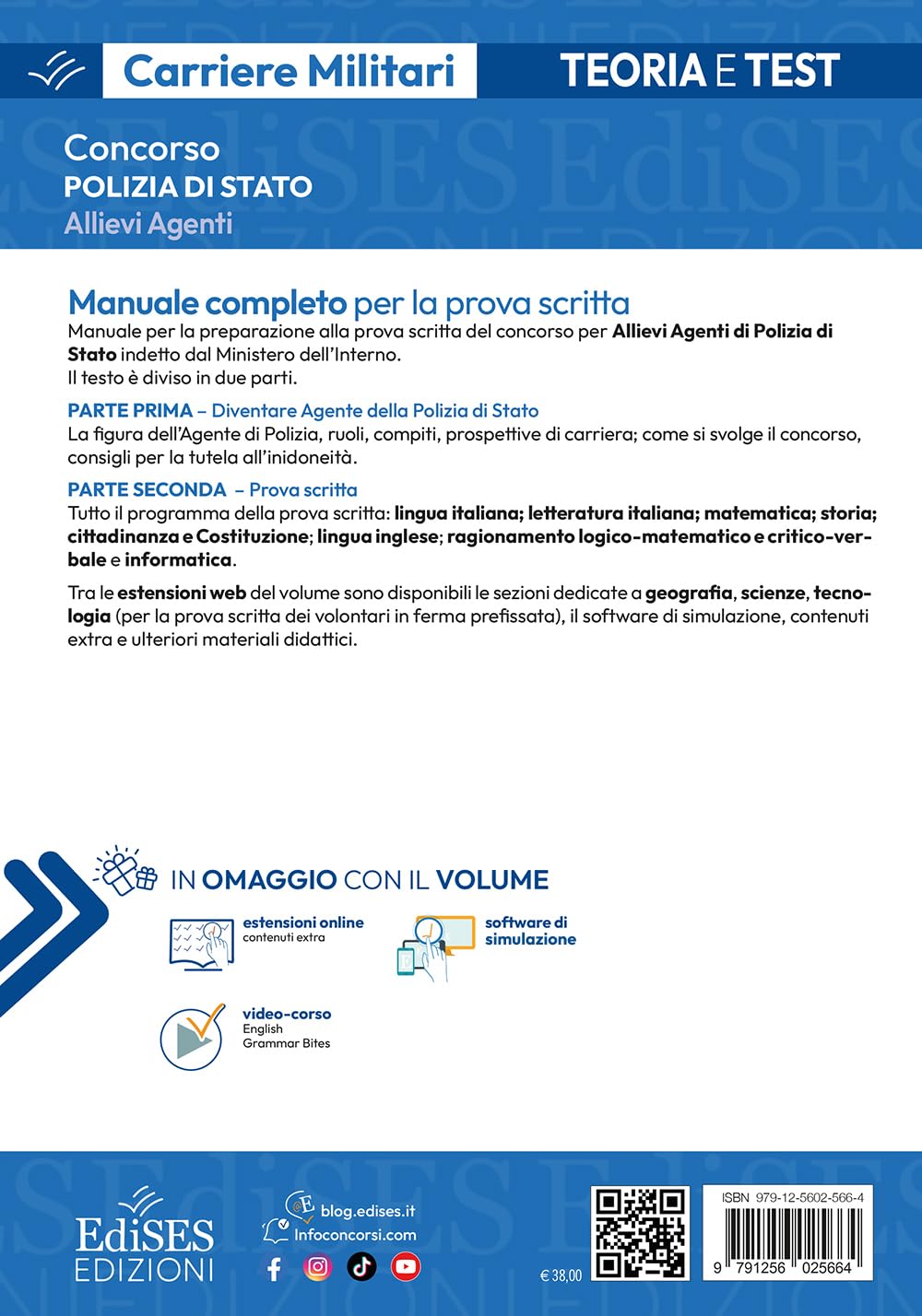 Concorso Allievi Agenti Polizia di Stato: Manuale completo per la prova scritta