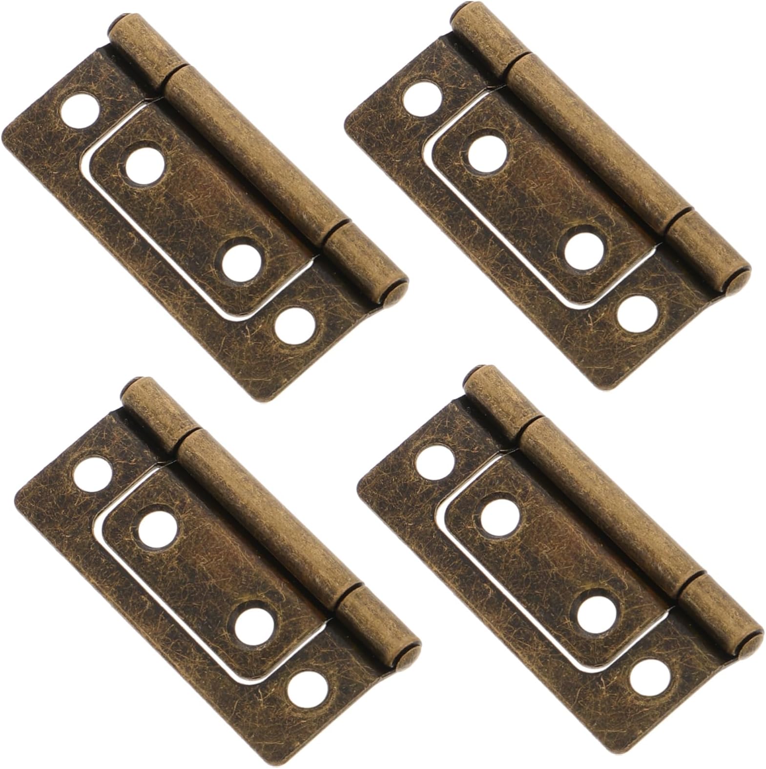 Alipis 4pcs Heavy Duty Folding Hinges for Rv Door Replacement Durable Cabinet Hardware for Furniture and Trailer Use Installation and Reliability