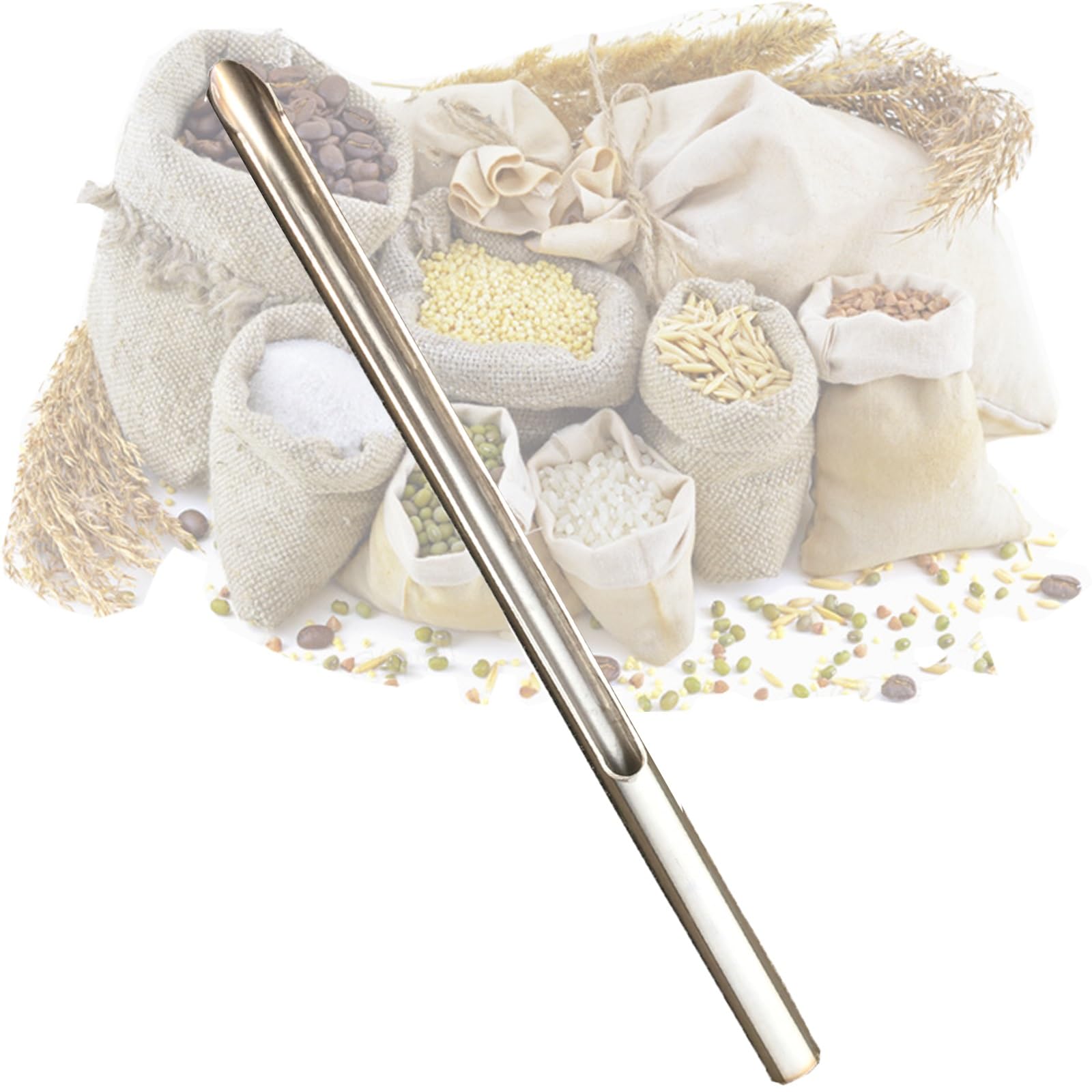 Stainless Steel Powder Sampling Cone for Efficient Feed, Cement, Fertilizer, and Laboratory Use