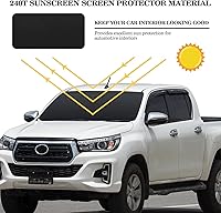 Vista 2 de Parasol plegable para parabrisas de coche, fundas para ventana delantera de coche, accesorios para coche, protector de visera de calor y rayos UV