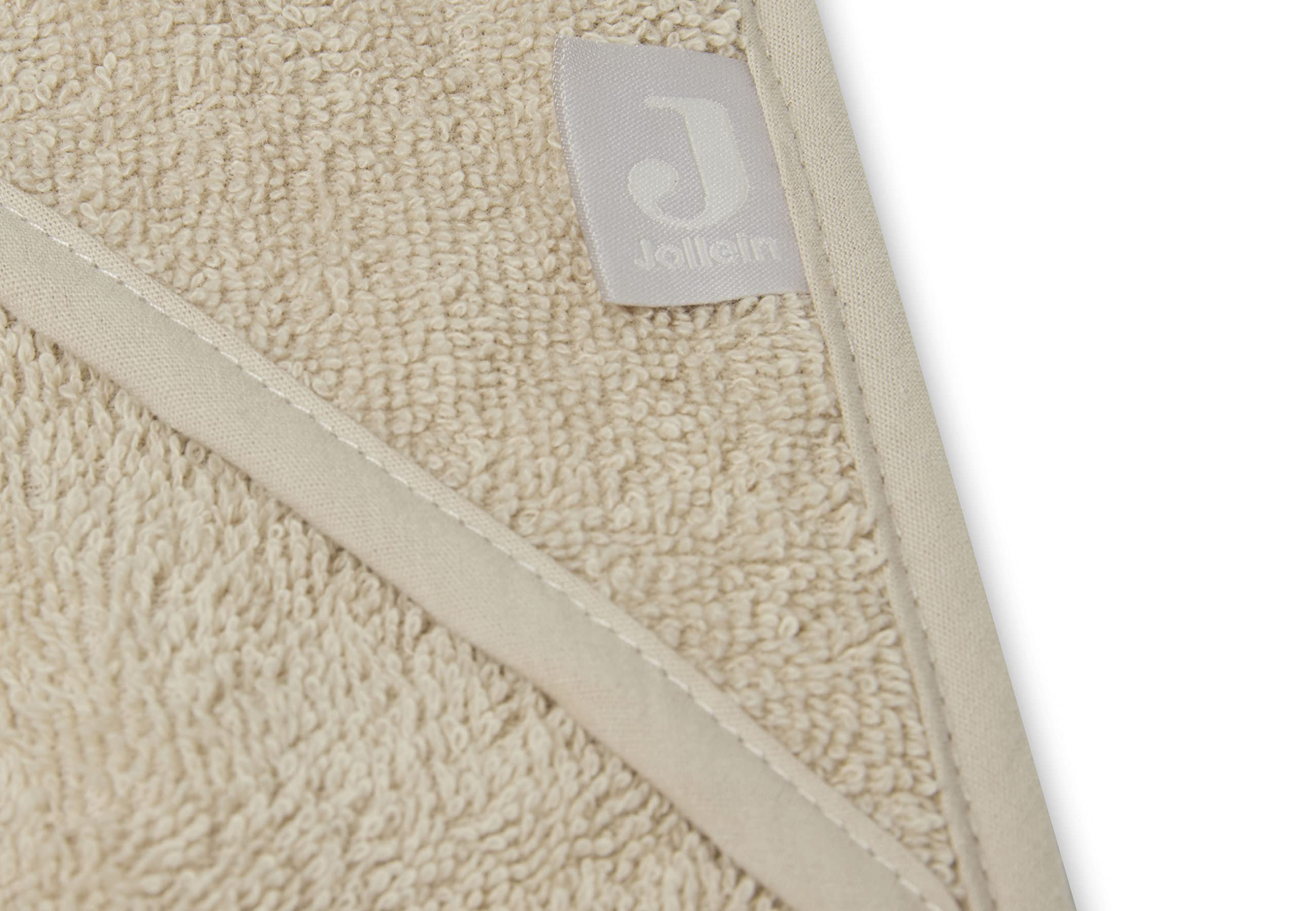 Jollein Cape de Bain Terry, 75 cm Longueur x 75 cm Largeur, Nougat