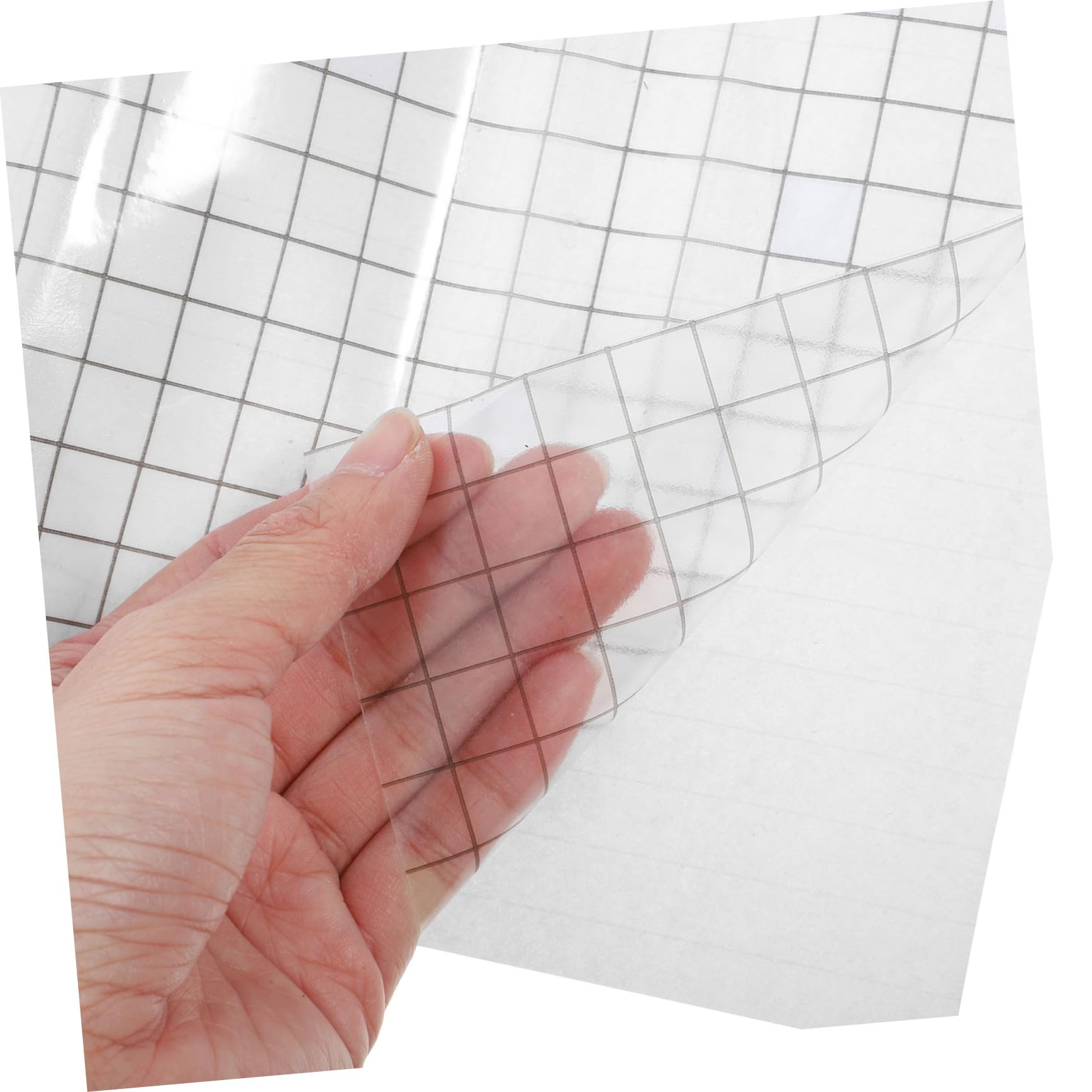 Ruban de Transfert Autocollant en Pet Transparent pour Vinyle Lignes Quadrillées, Pratique pour Alignement Précis, pour Fenêtres et Céramiques en DIY