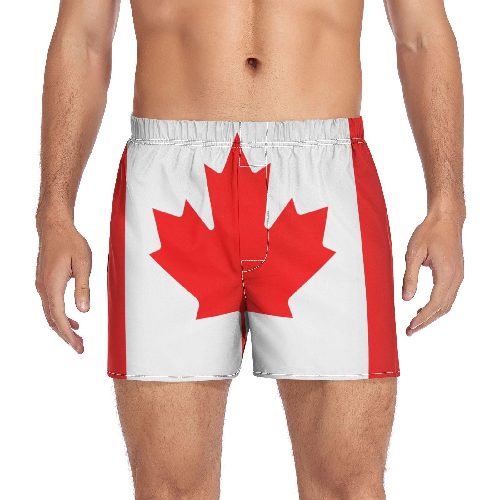 Dallonan Men's Boxer Shorts Men's Underwear Briefs Casual Soft Boxer Flag