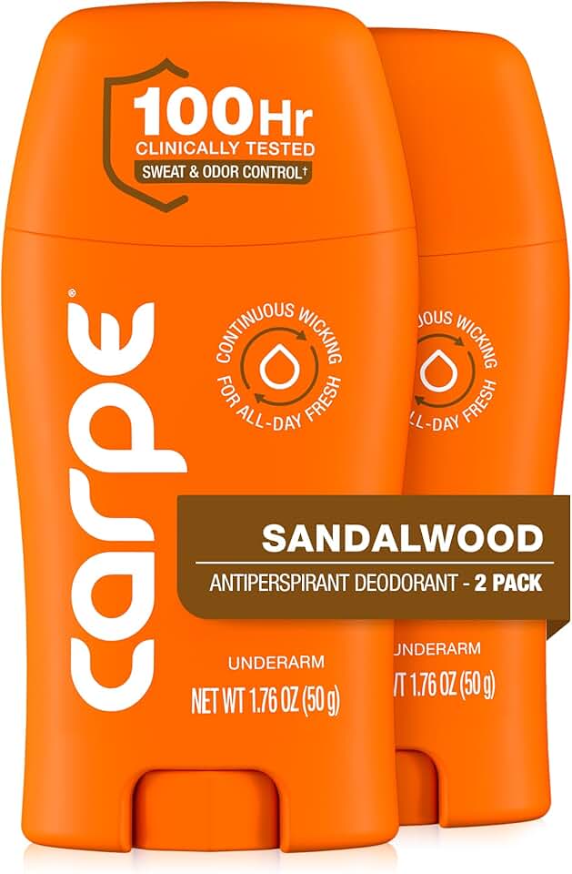 Carpe Desodorante antitranspirante para axilas fórmula avançada de proteção contra suor e odor - desodorante para homens e mulheres - ajuda a combater a transpiração excessiva com controle de odor -