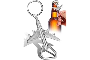 Buleens Airplane Bottle Opener Keychain: The Perfect Addition to Any Pilot's or Beer Lover's Arsenal