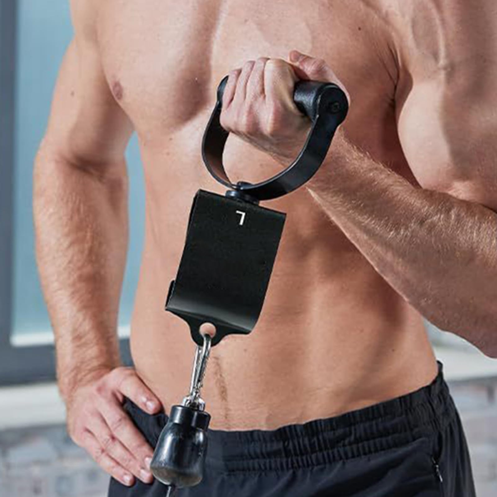 Asas De Ejercicio 360 Grados Giratorio De Alta Resistencia | Mangos De Ejercicio Para Máquina De Cable Para Poleas, Barras, Barra De Dominadas, Mujeres, Hombres, Adultos,