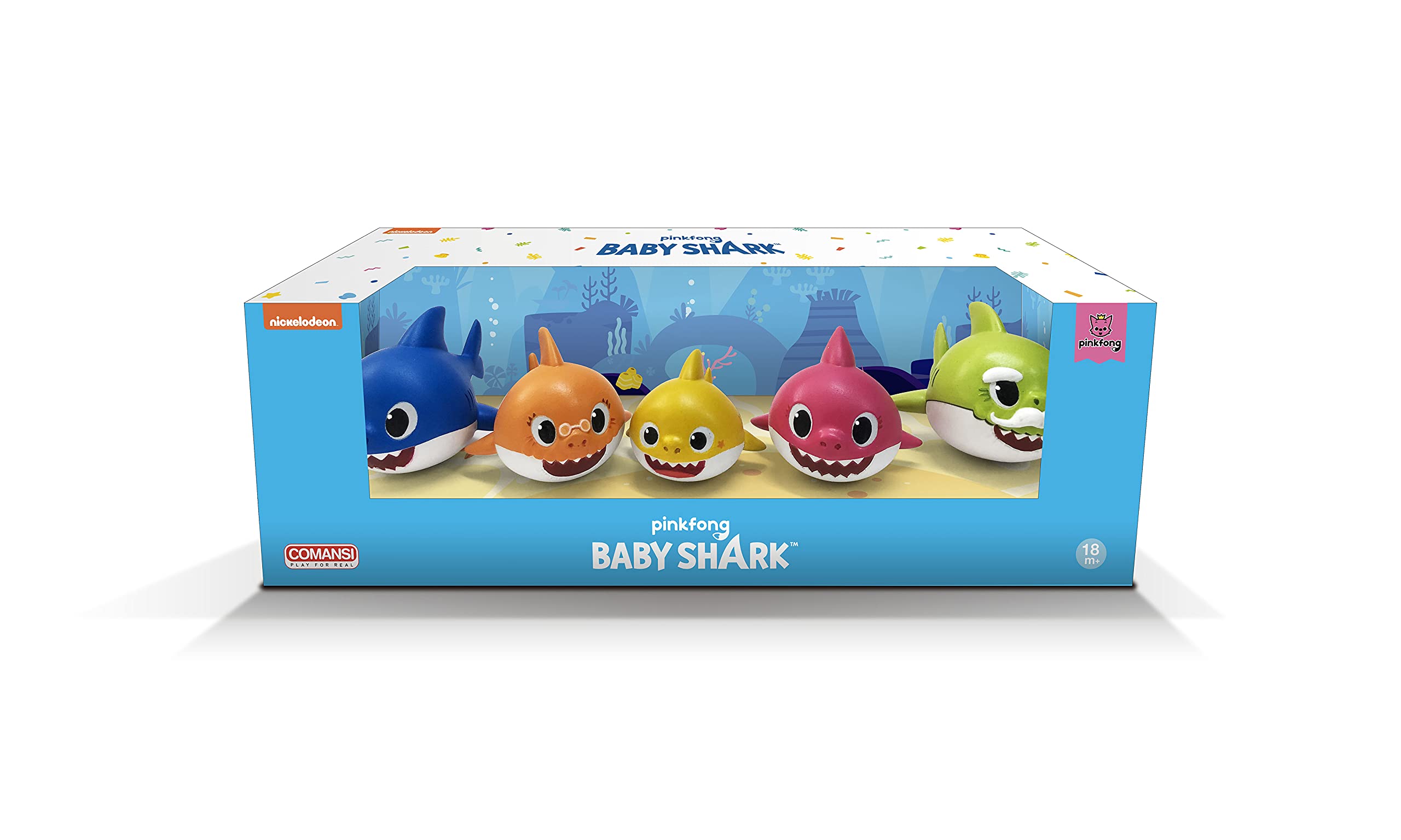 Buy Comansi - Baby Shark Collection Set - 5 Figures: Baby Shark, Mommy