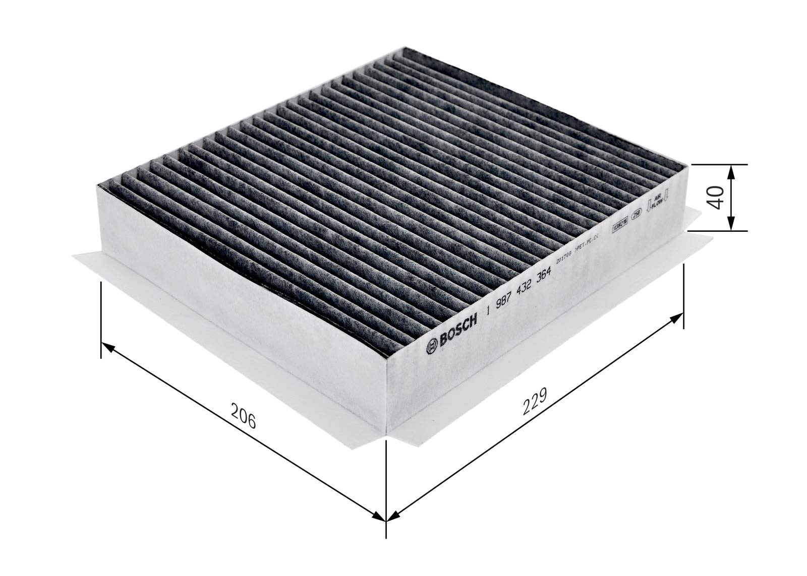 Amazon.com: Bosch Genuine Replacement Pollen Filter 1987432364 
