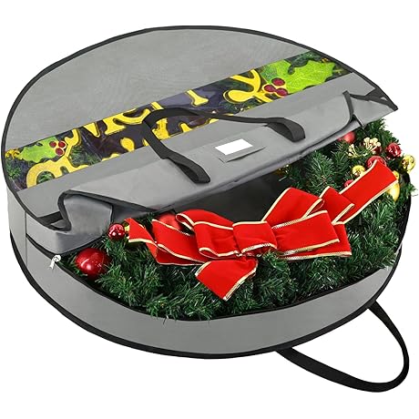 BALEINE Premium Wreath Storage Container