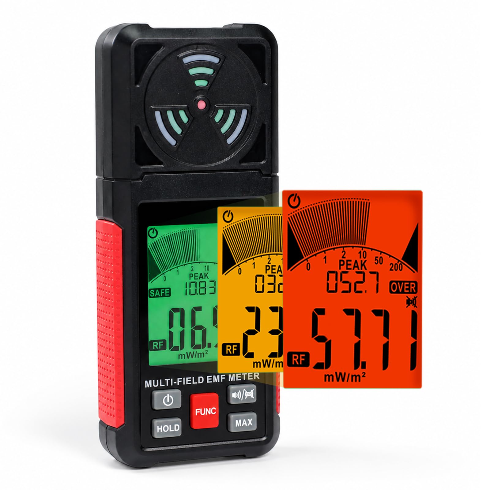 Détecteur 3-en-1 EMF RF EF MF Champ Électromagnétique