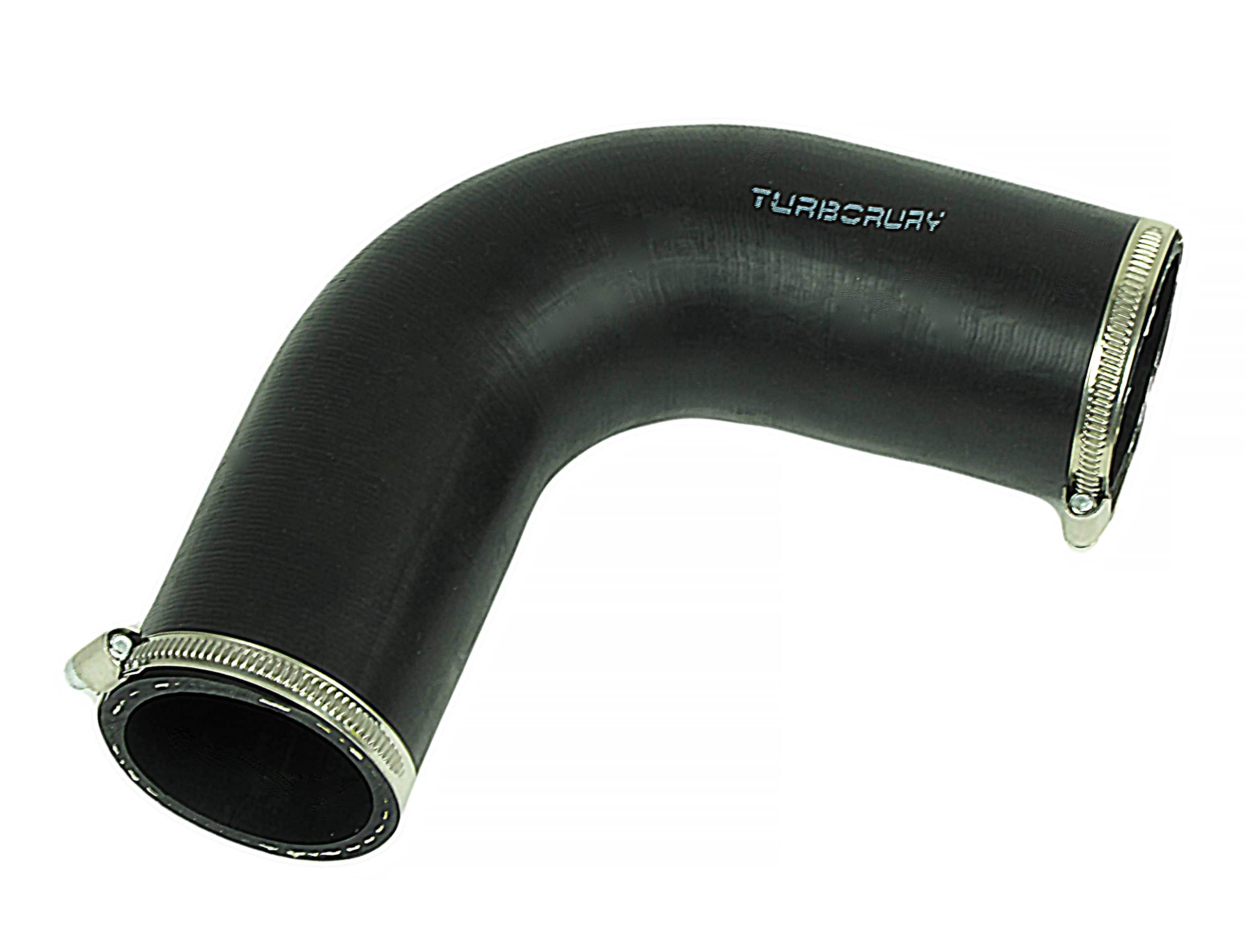 Riduzione Turbo FI 60/60 Connettore a Gomito Sostituzione Paragonabile all'Originale Tubo Rinforzato in Gomma Kevlar NBR CR Diametro Interno 60/60mm Lunghezza 150/150mm