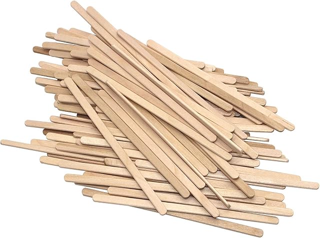 Natural Wooden Tea + Coffee Stirrers - 100/200/300 (100)