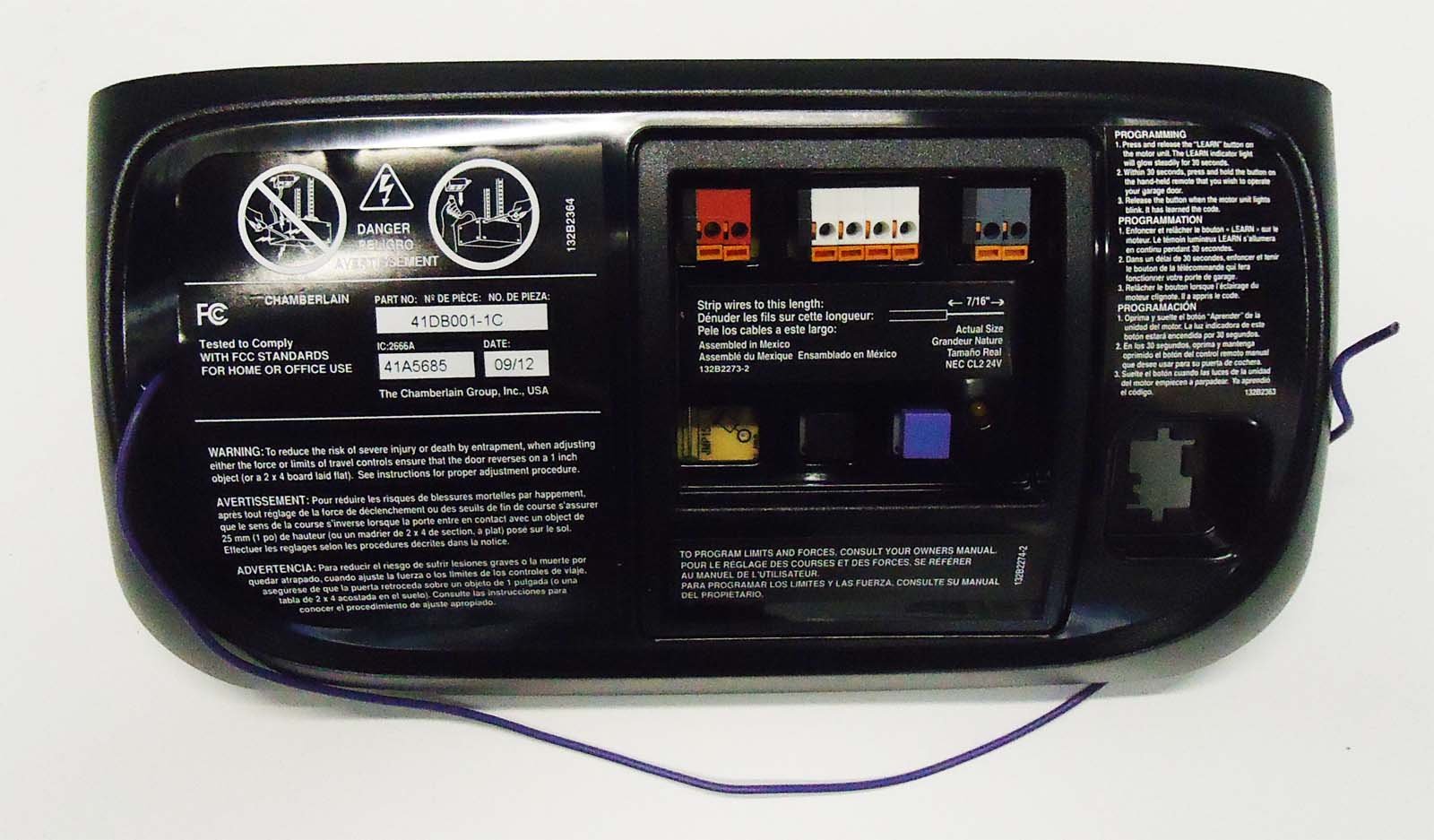 Garage Door Opener 41DB0011C Receiver Logic Board