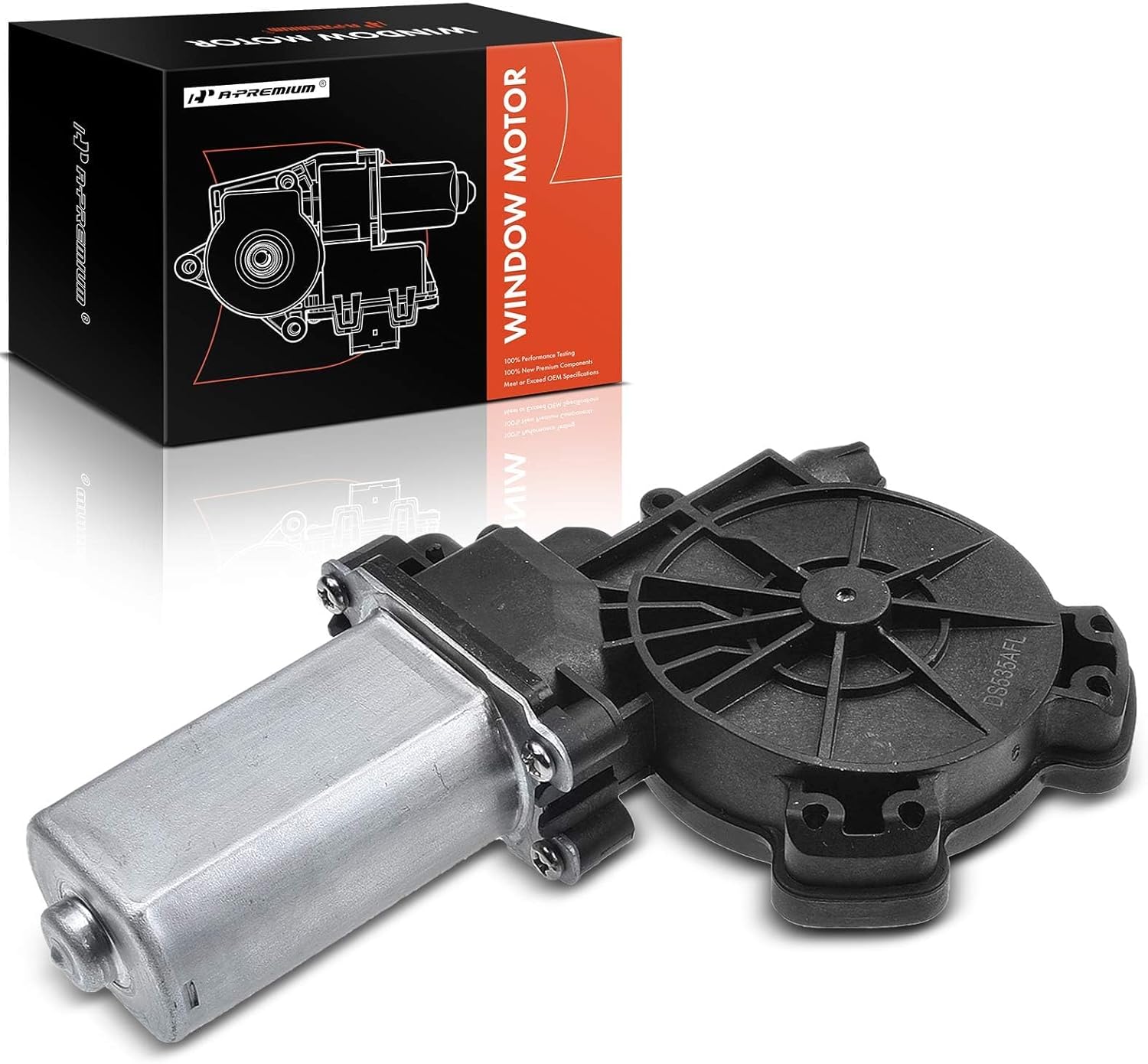 A-Premium Front or Rear Left Window Lift Motor Compatible with Hyundai Accent 2012-2017 & Dodge Attitude 2012-2015, Driver Side, Replace# 824500U000