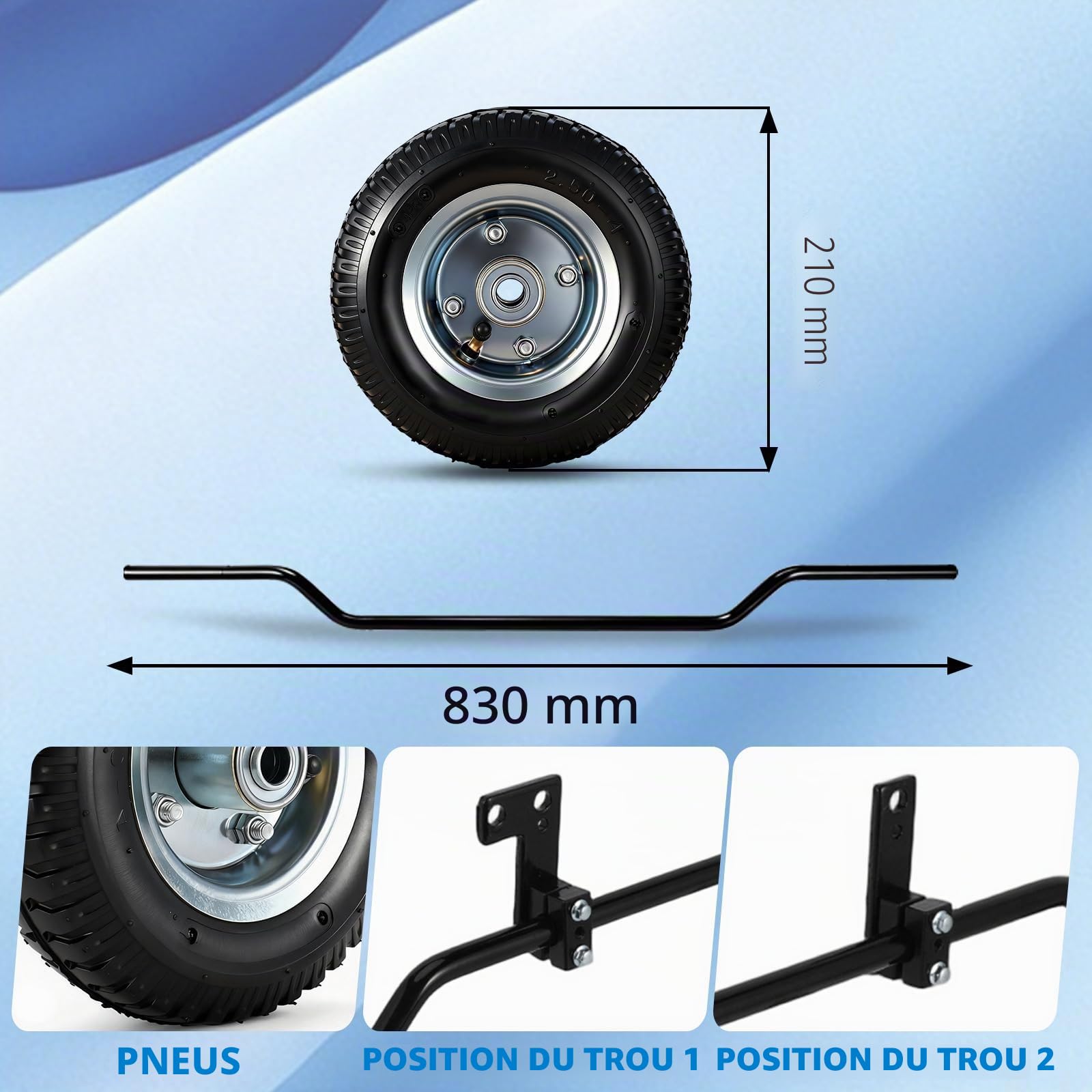 Roues d'entraînement universelles pour moto tout-terrain CRF50 PW50 TTR 50 MX125 MX350 MX500 MX400 MX250 MX650 50 CC