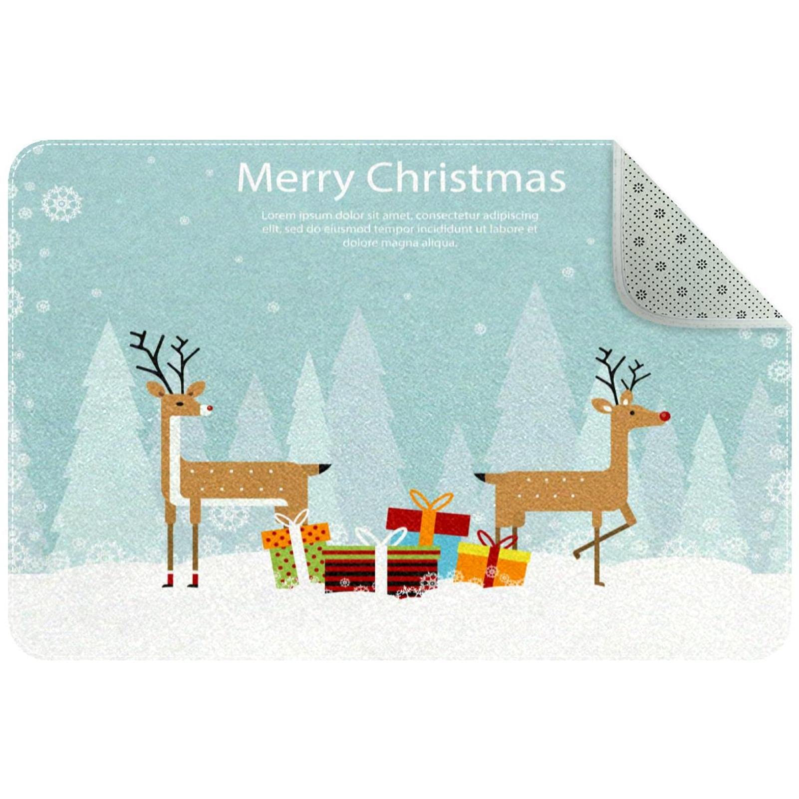 Paillasson entrée lavable pour résoudre le nettoyage de Noël
