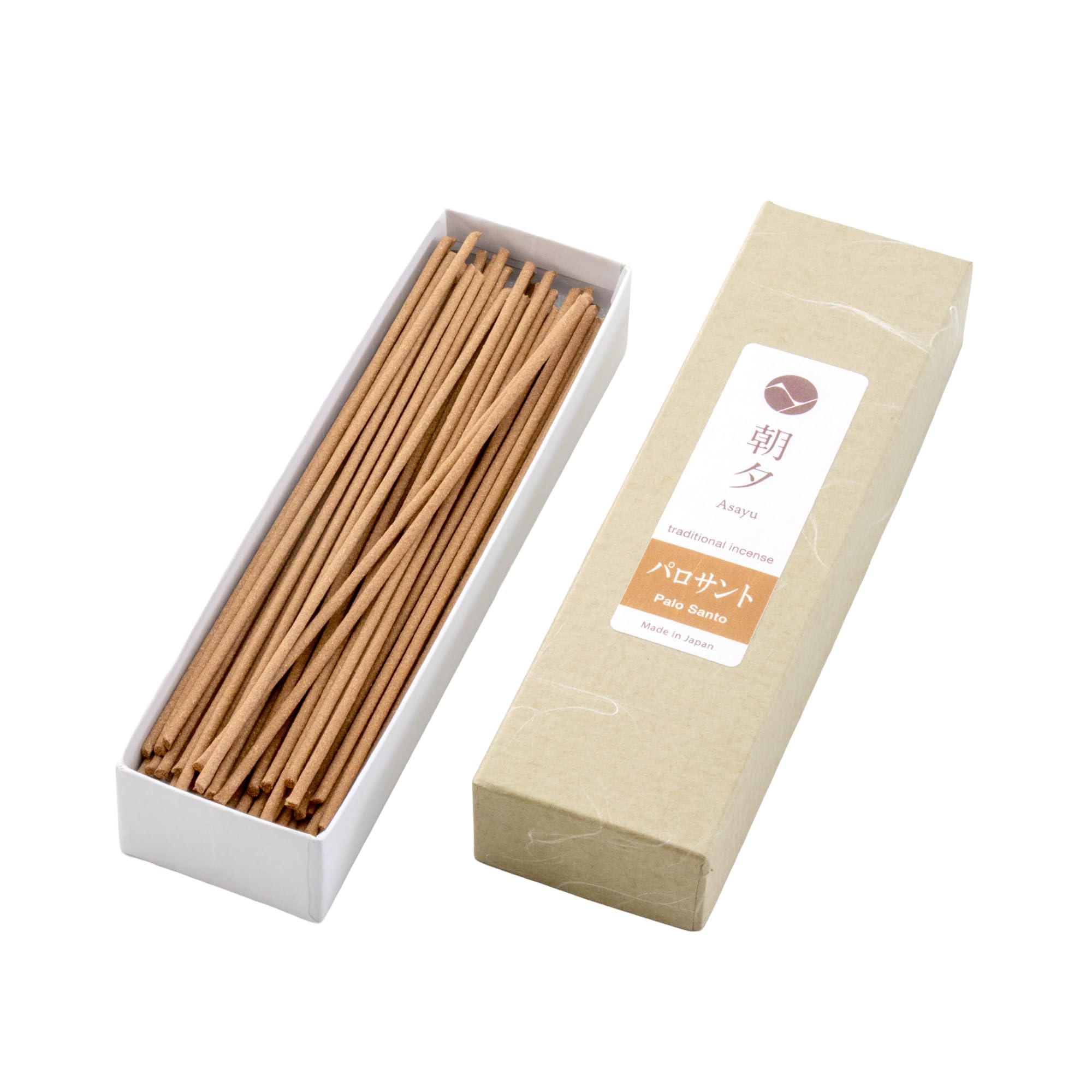 Asayu Japan Palo Santo Japanese Incense Sticks 20gr, Traditional Smoke Incense for Meditation and Relaxation - Palo Santo 20g